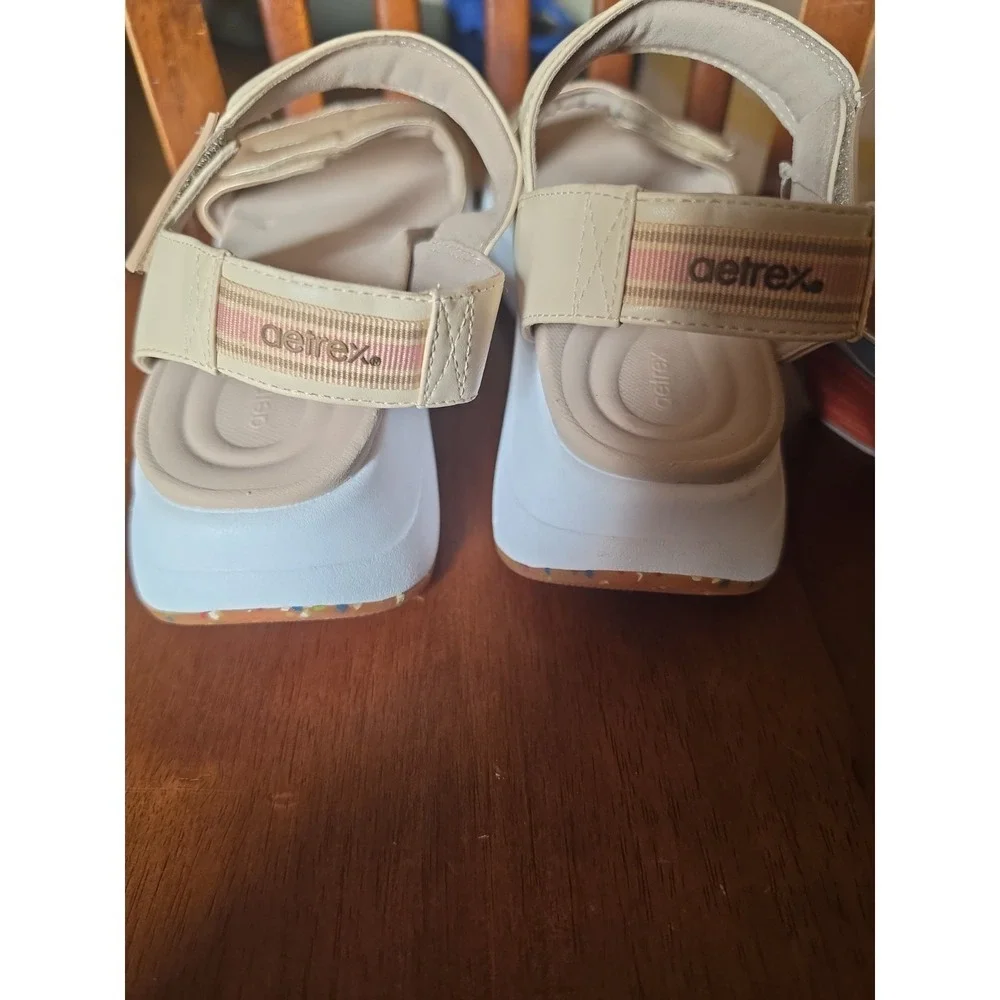 Aetrex Women's Whit Orthopedic Adjustable Water-Friendly Sport Sandals US Size 7